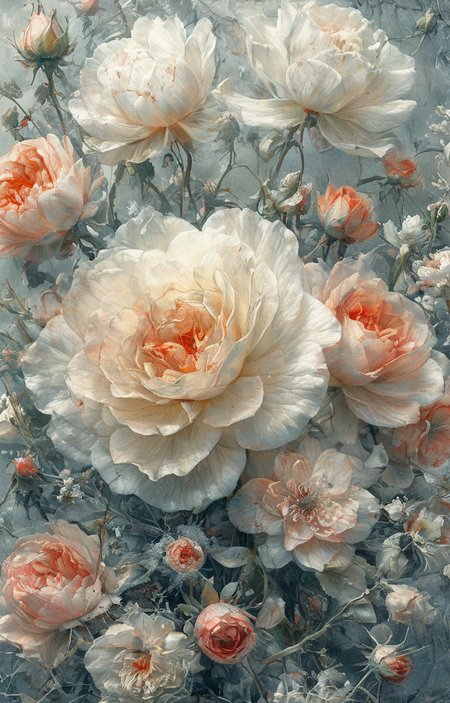 masterpiece,best quality,<lora:tbh51-sdxl:0.75>,illustration,Pale flowers,