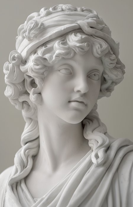masterpiece,best quality,<lora:tbh59-sdxl:0.75>,illustration,A gypsum sculpture style, tech genius teenage girl