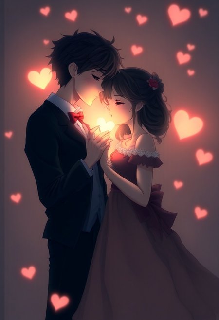 <lora:Romantic_Love_Letter_Border:1.0>, <lora:Romantic_Couple_Poses:1.0>, 
romantic_love_letter_border, romantic_couple_poses, vintage love letter with heart and rose border, anime couple kissing, elegant "I love you" written in cursive calligraphy, soft pastel colors, dreamy glow, romantic mood, heart emoji in the background, warm light effect