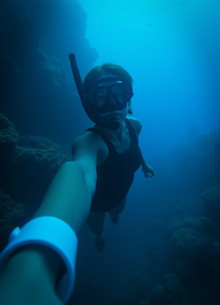 Freedive girls, underwater style