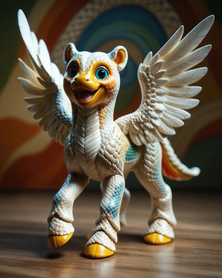 score_9, score_8_up, score_7_up, intricate details, rating_safe,
<lora:SnakeSkinStyle:0.7>,
1boy(solo, 
Pegasus with Jed-snkskn, snakeskin, 
full body, looking at the viewer, solo, happy), detailed background, depth of field, subsurface scattering, 
<lora:ral-chrosc-clr:0.5>, ral-chrosc-clr,
<lora:xl_more_art-full_v1:0.3>,
<lora:add-detail-xl:0.3>