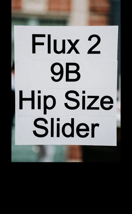 Hip Size Slider | Flux. 2 Klein 9B