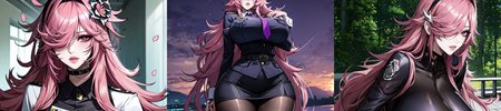 highly insanely detailed, masterpiece, top quality, best quality, highres, 4k, 8k, RAW photo, (very aesthetic, beautiful and aesthetic), 
__lazy-wildcards/cosplay-char/tenkuu_shinpan/yayoi_kusakabe/prompts__, 
<lora:Yayoi_Kusakabe:0.5>, 
(1girl:1.3), 1other, 
__lazy-wildcards/dataset/background__,âââ