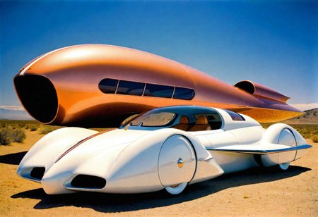 <lora:style-syd_mead-xl:0.3> mobius, a concept car US Steel, retrofuturism, scifi  ,california art deco , leica f1.4 summilux , velvia 200 film , 1982
