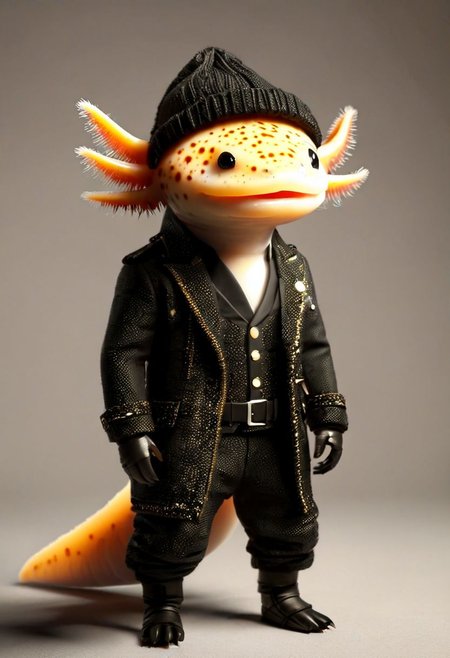 4xolotl, Axolotl (wearing outfit)