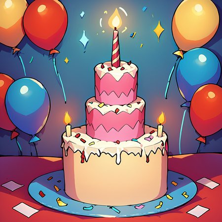 score_9, score_8_up, score_7_up, birthday cake, celebration, birthday cake, celebration, candles, candles, balloons <lora:circle_gremlin_02:1>