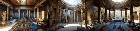 (otherworldly, otherworldly atmosphere, otherworldly appearance), highly insanely detailed, masterpiece, top quality, best quality, highres, 4k, 8k, RAW photo, ((ancient egyptian theme:1.2)), Hong Kong structure, structure, 
(mystical theme), mystical gatmosphere, arcane sanctuaries, otherwordly aura, 
(long_hair, long hair, random colors hair, glowing hair, hair over one eye, long messy hair), 
(eyelashes, eyeliner, eyeshadow, eyelashes, long eyelashes), 
collar, earrings, jewelry, necklace, armlet, 
tentacle, (underwater), nsfw, 
Homestay, Resort, (Guest House:1.1), 
building, structure, swirling energy, 
action pose, 
drunk, 
high-heels, 
reflection, reflective floor, 
shawl, 
abandoned building, shopping mall, overgrown with vegetation, [volumetric fog], cinematic lighting, colorful, colourful, 
belly bottom, erotic lingerie, 
((dune)), steep, sandhills, 
HDR, ((photorealistic)), professional light, cinematic lighting, fashion photography, ambient lighting, face lighting, <lora:detail_slider_v4:1>, Fantasy picture, OverallDetail, ancient roman room with a statue and candles in it and a bed in the middle of the room with a blue blanket on it and a blue blanket on the floor, RomInt, <lora:RomanInterior-10:0.8>, epiCPhoto, (fantasy world)