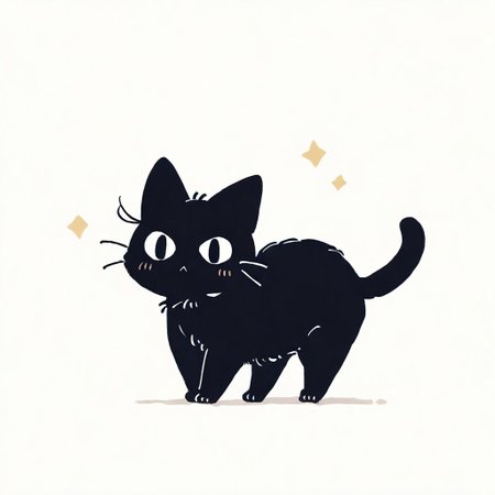 (cat:1.2), black cat, (no humans:1.1), (cute:1.2), solo, streching, arched,
 \(seedyoulater \), naguru \(cyoroama\), 
very awa, masterpiece, highres, absurdres, newest,
<lora:TA_trained:0.75>, chibi, <lora:ponyv4_noob1_2_adamW-000017:0.5>, <lora:shiroski:0.75>,