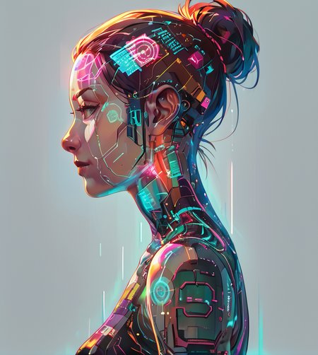 score_9, score_8_up, score_7_up,,
 <lora:Circuit_patternPony:0.8>,
circuitpattern,
1girl,solo,side view,face focus,glow,hologram,