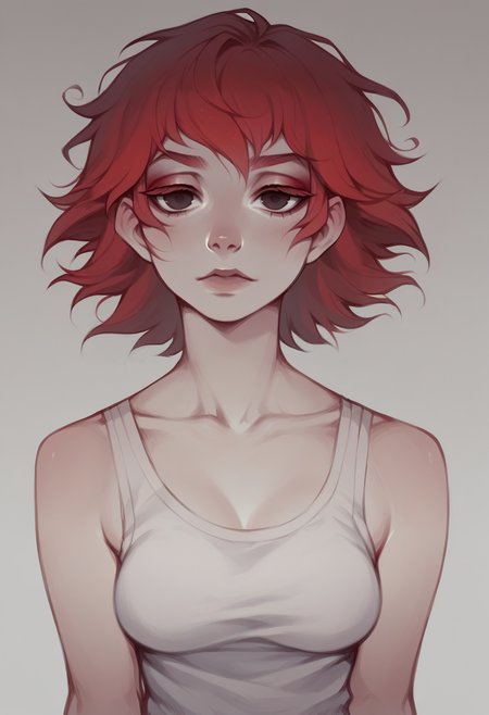 score_9, score_8_up, score_7_up, score_6_up, score_5_up,   <lora:DKXLP:1> dk, 1girl, red hair,