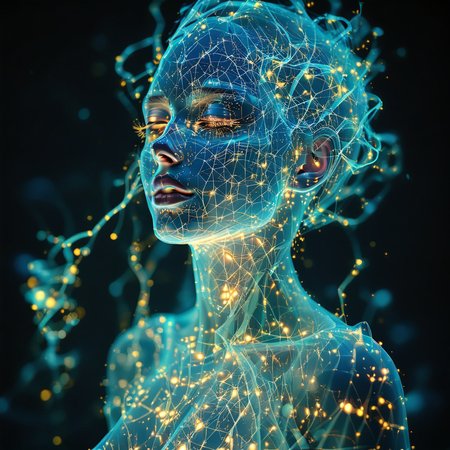 a masterpiece bioluminescence translucent beryllium/female body, cinematic art, 8k, 32k, Masterpiece, , a bioluminescence translucent radium/female body, realistic art, a masterpiece bioluminescence translucent francium/female body