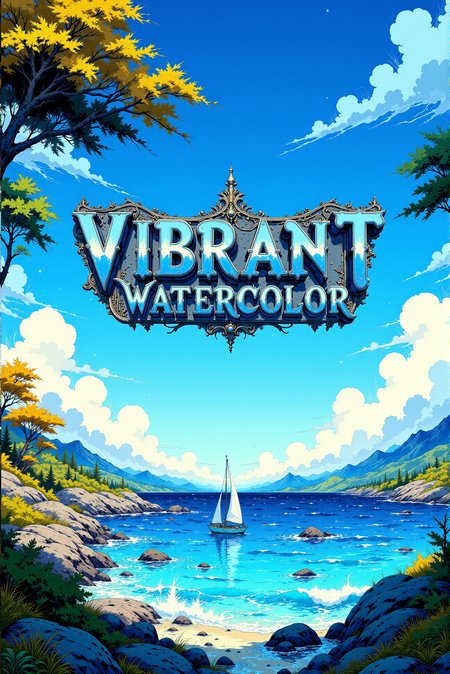 <lora:Vibrant_watercolor_v.21:0.6>  <lora:Fancha_style_v.5:0.6> Fancha style.  
A shiny reflective chrome (text says "VIBRANT WATERCOLOR":1.2) and (digit  "2.2":0.5), floating mid-air above a stunning seascape. Gothic style.
