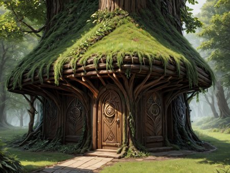 druidic building <lora:LoromXL_Druidic_Naturalism_v1:1.2>