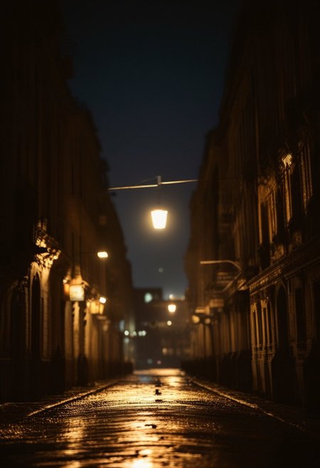batman, dark cinematic, dark cinematic style, wide angle exterior background, silhouette, light, dark , shallow depth of field, vignette, highly detailed, high budget, bokeh, cinemascope, broken street lights, night, old city street, inematic shadows, cinematic dark color, chiaroscuro style, perfect cinematic image,