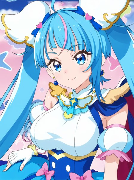 detailed background, shiny skin, posing, rating safe, 
<lora:curesky.pony:1.0>,
curesky, 
large breasts,