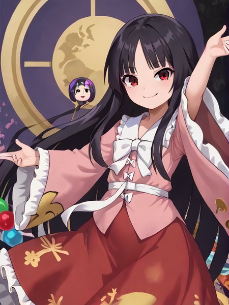 detailed background, shiny skin, posing, rating safe,
<lora:thkaguya.pony:1>
thkaguya,
<lora:grimgrim.pony:1>
grimgrim,
smug,
