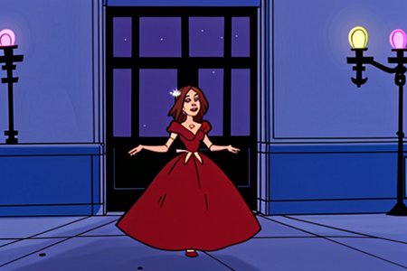 <lora:l_32:-0.55>, <lora:Mission_Hill_Style_-_1999-000011_11:1>, 1girl, red dress, night, party, candlelight, <lora:LCM_SD15:1.0>