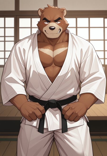 masterpiece, best quality, amazing quality, 1boy, solo, JuuichiMN, dougi