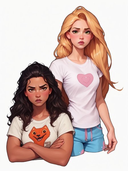 score_9, score_8_up, score_8, rating_safe, traditional art, simple vector logo on a t-shirt, adamhughesstyle, minkostyle, <lora:ArtgermXL:0.5> <lora:IncaseLycoXL:0.4> <lora:Minko_PDXL:0.5><lora:ICKPOTLycoXL:0.6> <lora:DIsney_Princesses_PONY_EDIT_by_Foxie_Queen:0.4> <lora:Lilandava_PDXL:0.5>