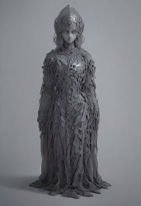Full body portrait, angry expression, looking at camera,  standing, feet visible, normal human proportions,
man, tall smart person, royal soldier, royal military, regal being,
ornate uniform, (white and gold porcelain royal celestial clothes), holding scifi weapon, mechwear, commando uniform, crystal details in armor, crystal ornate earrings, crystal jewelry, details fractal armor,
((((crystallization of the face)))), teeth made of quartz, ((((eyes made of ulexite)))), hair made of Fanlike acicular-fibrous crystal groups, thin crystal hair, flowing white fractal hair, large perfect eyes, crystal iris, eyes made of crystal, ((white porcelain skin)), (white_skin), glowing clear eyes, celestial eyes,  interweaving techno-anatomical and fractal elements, Ellen Jewett's intricate sculptural craftsmanship, no eyebrow hair,
dynamic lighting highlighting multifaceted textures, cinematic post-processing for an exquisite visual narrative, breathtaking surreal masterpiece,
sci-fi royal palace setting, single source lighting, low light setting, dark room, intense lighting,
