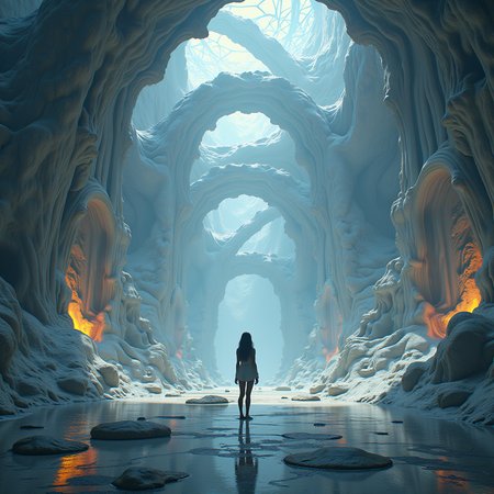 concept art, abstraction, 1girl, cinematic photo   (style  Nirav Patel)
(UE5 render sci-fi 3d fractal megastructure:1.3), colossal scale, , volumetric lighting, SSAO, dof, 