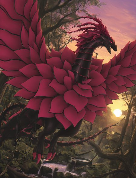 black rose dragon