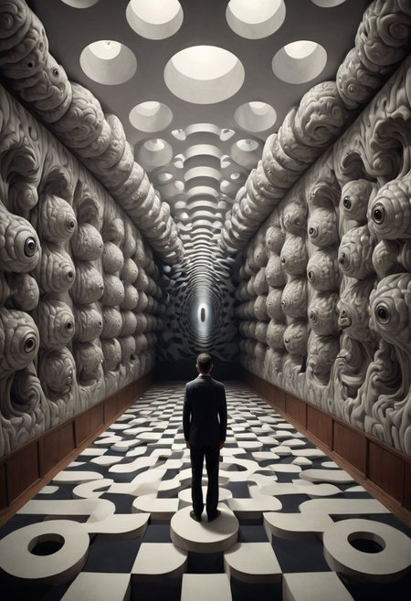 A surreal mind bending optical illusion