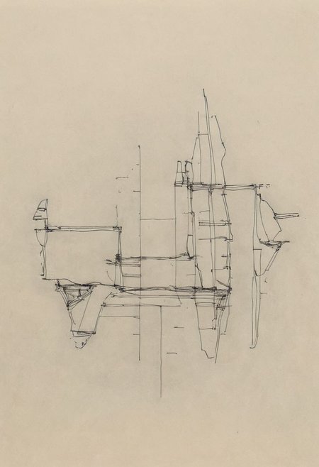 a professional hand sketch of architecture,
(POV view , DOF, first people view from the entrance, low angle shot:1.4),
(Ancient civilization, Alien Prometheus movie scene, dune movie scene:1.5), (The colonial city of the future, in the mist-filled Grand Canyon, on an unknown Earth-like planet, 2 moon on sky, Spaceship flight connects colonies, waterfulls:1.3), (Machu Picchu, a mountain settlement, incredibly spectacular:1.2), (Mario Botta:1.3), (avant-garde, future, reality, science fiction, photorealistic), (modern architecture:1.2), White limestone with black granite, fountain, waterfall, landmark, square, path, narrow street,
(Large Files, Ultra Realistic, 8K, 16k, FHD, HD, VFX, Perfect, Photography, composition, Architecture Sales Photography, Architecture Competition, Ultra High Resolution, Cinematography, High Resolution Image:1.1), (dramatic lighting, direct sunlight, ray tracing, clear shadow:1.2),  (real landscape:1.1), (blurred background:1.0), (urban background, more_details) ,
great lighting, extremely detailed, hillscastel, Neo Classic, Architecture sketch