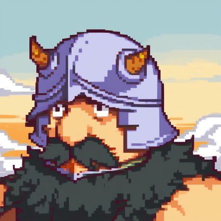 score_9, score_8_up, score_7_up, source_anime BREAK 
, solo, fegbaportraits, portrait, white dungeon meshi,background, portrait,
BREAK 
senshi, senshi original outfit, black hair, 1boy, male focus, horns, dungeon meshi, facial hair, sandals, helmet, beard, fake horns, horned helmet, long beard, thick mustache, dwarf, googly eyes
BREAK 
Landscape,blue sky, clouds,