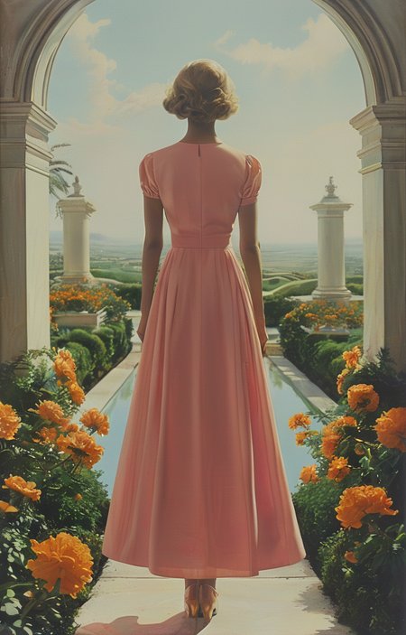 masterpiece,best quality,<lora:tbh300-sdxl:0.9>,illustration,style of F. C. Gundlach A bottle of perfume in garden
