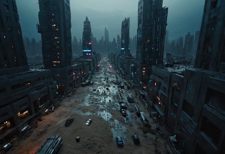 realistic, RAW photo, high quality, Stable_Yogis_PDXL_Positives, <lora:High Angle style:0.7> High Angle style, from above, High Angle from above,<lora:Low Angle style:0.8> Low Angle style of a huge <lora:skyscaper:0.1> cityscape,<lora:Moon:0.9> m00n, sand, rock, night, grey colors, <lora:Dark_Aura_XL_-_Filled_with_miasma:0.2> dark aura, <lora:Neon_Cyberpunk_Cyberbody_v2_SDXL:0.5> mad-cbrbdy,<lora:sdxl_cyberpunk:0.4> cyberpunk style vast city with <lora:Tsunami_Background_SDXL:0.0>,time tunnel, in , featuring <lora:Bespin:0.6> Bespin,<lora:bluexbronze:0.0> Everything in blue, everything in bronze,blue color aesthetic,bronze color aesthetic,blue theme,bronze theme
