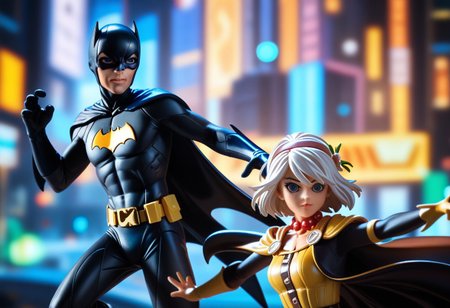 score_9, score_8_up, score_7_up, score_6_up, source_anime, action shot, realistic, 
cinematic film still of  <lora:Batman1966 Style:1.2>
batman and robin,In year 1966,two people in a batmobile, Bama1966 Style, batman1966 style, shallow depth of field, vignette, highly detailed, high budget, bokeh, cinemascope, moody, epic, gorgeous, film grain, grainy, Gotham City