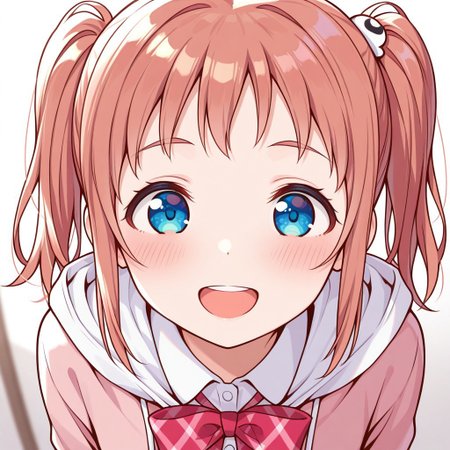 masterpiece, best quality, 32k, high resolution, absurdres, honoka kanami, POV, looking at viewer, blush, smile, open mouth, upper teeth only