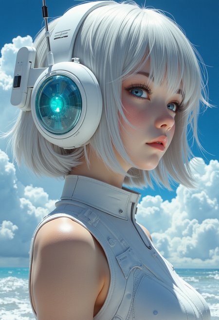 A masterpiece of sci-fi style created by the collaboration of Range Murata and Mary Cassatt. HD32K, hyperdetailed, best quality, midjourneyv6.1.