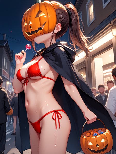 girl like pumpkin head