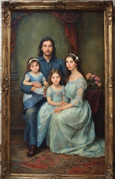 masterpiece,best quality,<lora:tbh144-sdxl:0.7>,portrait of family