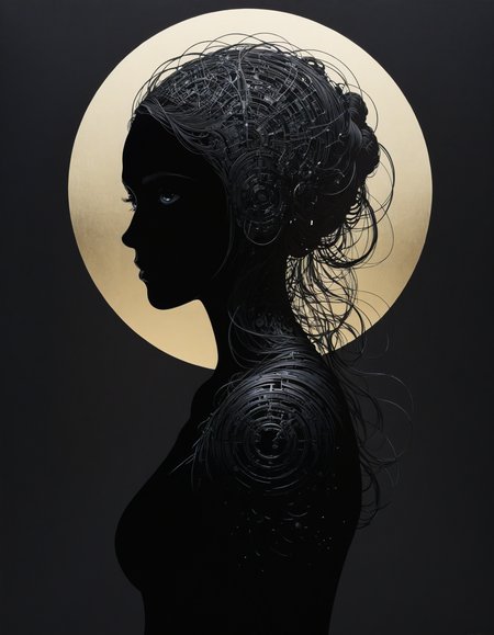 by Duncan Fegredo and Abigail Larson,  silhouette contrast, a rebellion against aI overlords , hyper detailed, professional poster art, bold lines, award winning,  trending on ArtStation , (intricate details, masterpiece, best quality:1.4), looking at viewer, dynamic pose
<lora:add-detail-xl:1> <lora:xl_more_art-full_v1:0.5>  <lora:NicolaSamori:0.5> in the style of nicola samori <lora:looking_at_viewer:2>