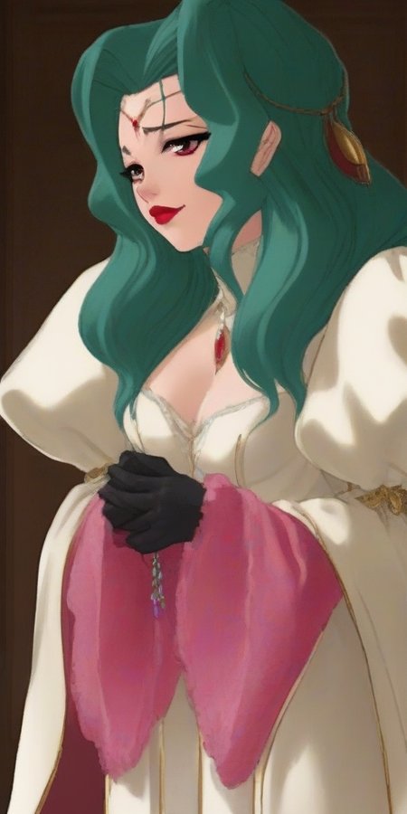 <lora:Relena_Marshall:0.85> Relena Marshall, delicated lady, red lips,  wearing  a circlet and gown with puffy sleeves, elbow gloves, Delicated and Intrincate, ultra detailed, masterpiece