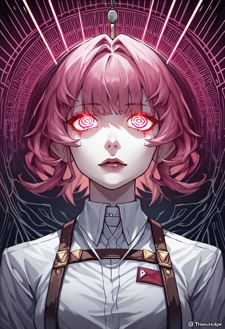 score_9, score_8_up, score_7_up BREAK indoctrination, psychological_domination, hypnotic_pattern, subliminal_messages, glowing_eyes, spellcasting, mind_control, surreal_background, kafucka, 1girl, white shirt  <lora:(Anzhc) ÐÐ½Ð´ÑÑÑÐ°, Ñ Ð½Ð°Ñ ÐÐ°ÑÐºÐ°, Ð²Ð¾Ð·Ð¼Ð¾Ð¶Ð½Ð¾ ÐºÑÐ¸Ð¼Ð¸Ð½Ð°Ð», Ð¿Ð¾ ÐºÐ¾Ð½ÑÐ¼!:1>