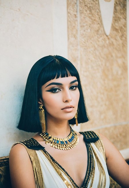 Cleopatra as a modern-day lifestyle model