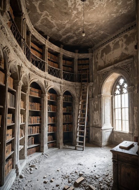 mysterious, a hidden library in a forgotten tower, covered in dust 
<lora:xray:1>
 <lora:WildcardX-XL-Detail-Enhancer:1>