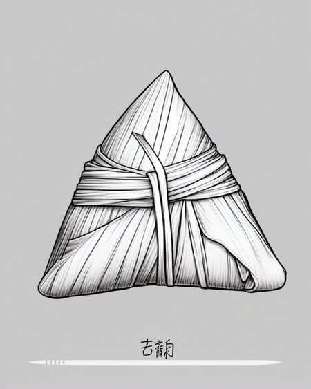 zongzi,,sketch,coloring page,Line drawing,<lora:cnfood-XL:1>