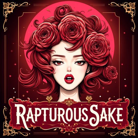 (Thick text, regal font at the bottom:Rhapsody for Rapturous Sake:2),
A  humanoid rose woman hybrid with ruby red lips,embodying feminine allure,The colors radiate a rich gloss,
<lora:Text_Logo_-_Style:1>,<lora:ink_splats_flux:0.4>,<lora:FluxDFaeTasticDetails:0.8>,