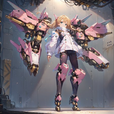 score_9, score_8_up, score_7_up,source_anime,
mechagirl02,
solo,mecha musume, 1girl, bodysuit,mechanical boots, mechanical parts, 
light particles,engine, pose, 
 <lora:roboko-000015:0.7>