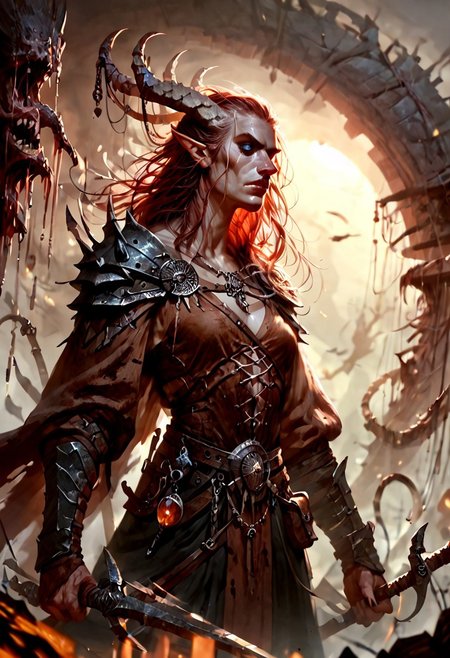 score_9, score_8_up, 8, score_7_up, score_6_up, solo,  dungeons and dragons monster , dutch angle,  FFAOR, dungeons and dragons, ab0m