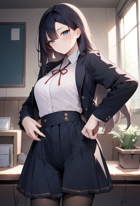 score_9, score_8_up, score_7_up, source_anime, ADJUSTING SKIRT,