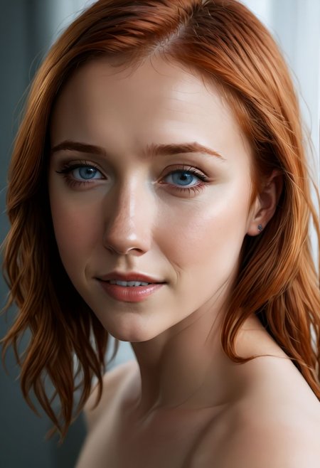 Happiness, photo of beautiful age 18 girl, ginger hair, sexy, beautiful, wide shot, upper body, young, dslr, 8k, 4k, ultrarealistic, realistic, natural skin, textured skin