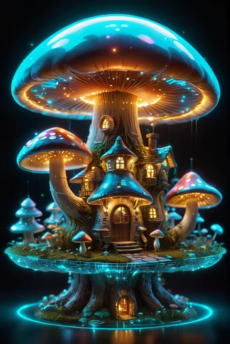 Freshideas Levitation, Holographic mushroom house, Wireframe Hologram, 3D,
<lora:20240614-1718326897684:1.0>,
<lora:add-detail-xl:1.0>,
<lora:EnvyBetterHiresFixXL01:1.0>,
<lora:extremely_detailed:1.0>, extremely detailed,
<lora:EldritchMixIllustration_1.1:0.25>,
<lora:SDXLFaeTastic2400:0.6>,