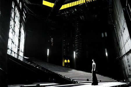 highly insanely detailed, masterpiece, top quality, best quality, highres, 4k, 8k, RAW photo, (very aesthetic, beautiful and aesthetic),  
tsutomu nihei,nihei_tsutomu,blame!,blame gakuen!,abara,TNstyle,sidonia_no_kishi,(lab,stairs,hangar,city ruins,sidonia \(ship\),space,spacecraft,tunnel,giant room,deep horizon),tentacles,wire,walkway,dark sky,black sky,cables,tubes,industrial pipes, 
<lora:ABARA:0.8>, 
(1girl:1.3), 
solo focus, 
(pure yellow background,transparent background:1.2),âââ