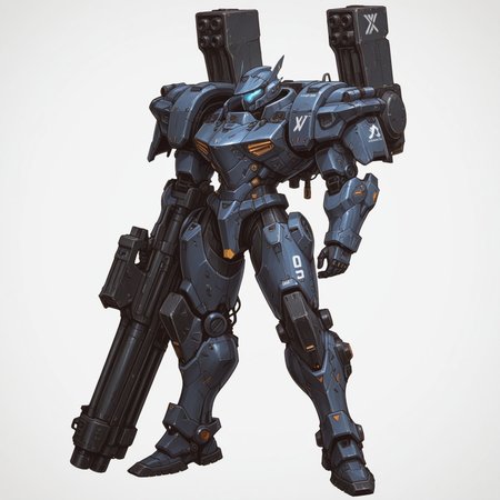 ww1era, victorianera, 18cera, alone, solo, full detail, full body,  simple background, white background, no background, retro style, 1man, power suit, battle armor, big armor, huge armor, colossal and heavy armor, heavy armor, tank unit, heavy, huge shoulder pads, huge chestplate, huge legs, titanic armor, tank armor, old steel,  rusty armor, fixed parts, rusty steel, rusty,  shark helmet, deep black color armor, blue visor, huge rocketlauncher, destructive rocket launcher, triple cannon rocketlauncher,  huge weapon, standing pose
<lora:RavenScript :1>